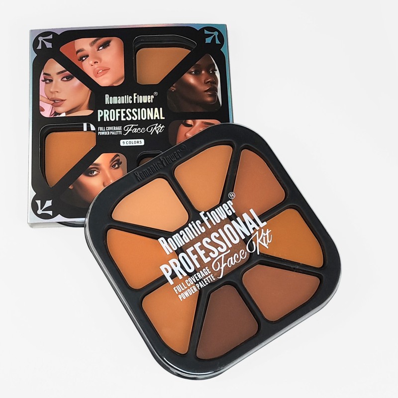 Contour Palette Supplier - Wholesale 9 Colors Full Coverage Oil Control for Dark Skin
