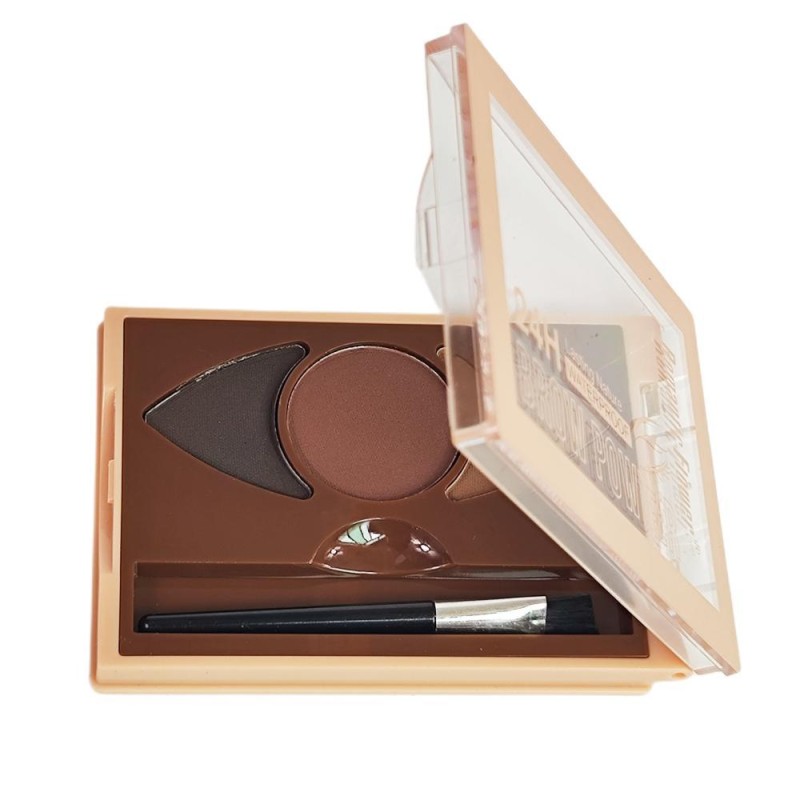 Eyebrow Powder Supplier - New Design 3 Shades Eyebrow Makeup Waterproof 24h Lasting Nature Eyebrow Powder