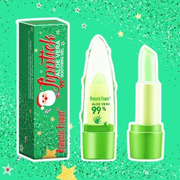 Lip Balm Supplier - Christmas Cosmetic Nature Makeup Waterproof Aloe Vera Lip Balm Magic