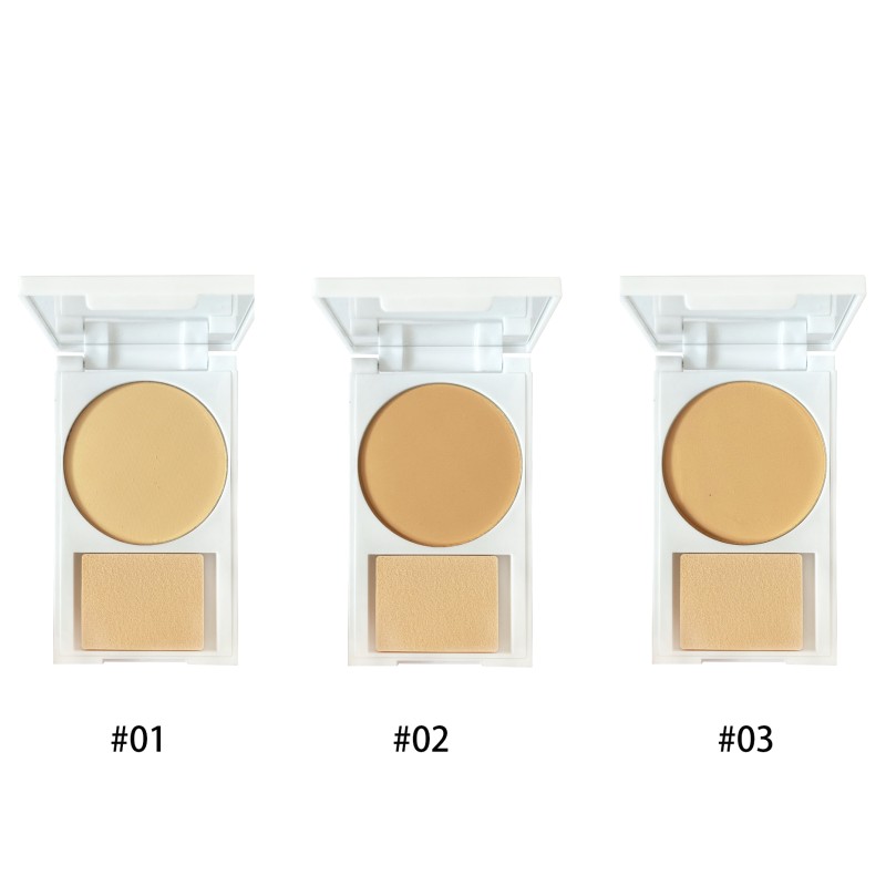 Compact Powder Supplier - 3 Light Color Private Label PIXY Waterproof Long-lasting