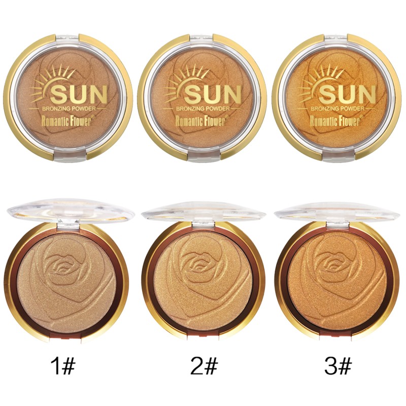 Compact Powder Highlights Supplier - Wholesale 3 Colors Face Single Shimmer Compact Powder Highlights