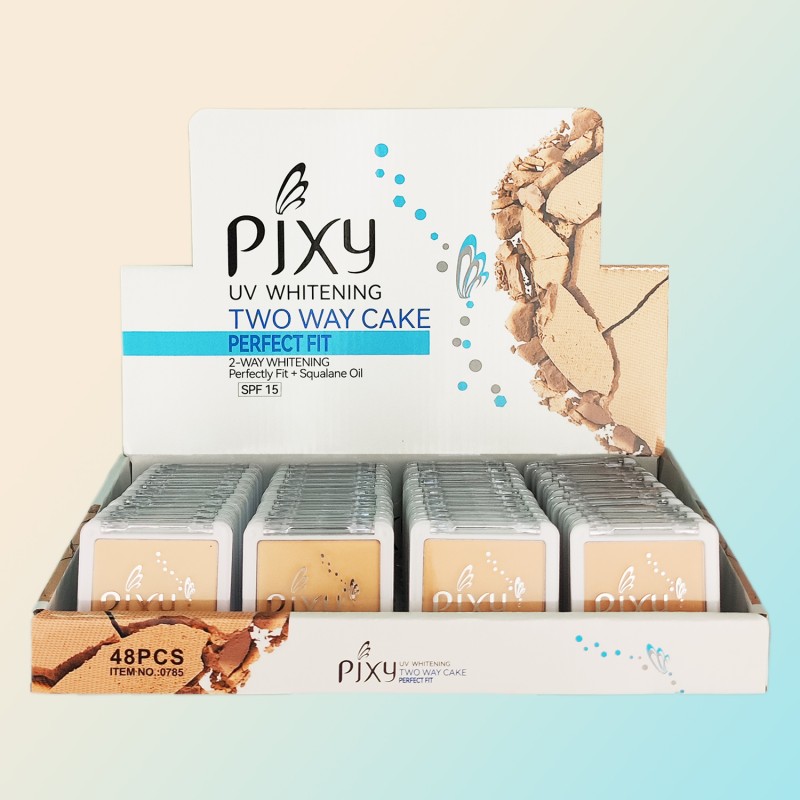 Pressed Powder Manufacturer - Wholesale PIXY 4 Light Color Full Coverage Nature Waterproof