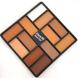 Contour Palette Manufacturer - New Design Wholesale Custom Logo 12 in 1 Dark Face Makeup