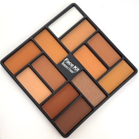 Contour Palette Manufacturer - New Design Wholesale Custom Logo 12 in 1 Dark Face Makeup