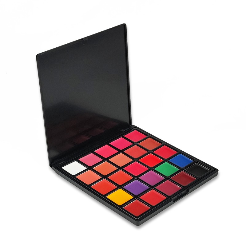 Lip Gloss Palette Supplier - 25 Color Lip Makeup Waterproof Moisturizer Lip Gloss Palette