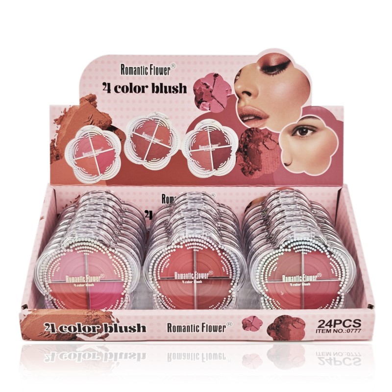 Blusher Palette Factory - Customized Manufacturers Nature Softening Multicolor Cute Blusher Palette