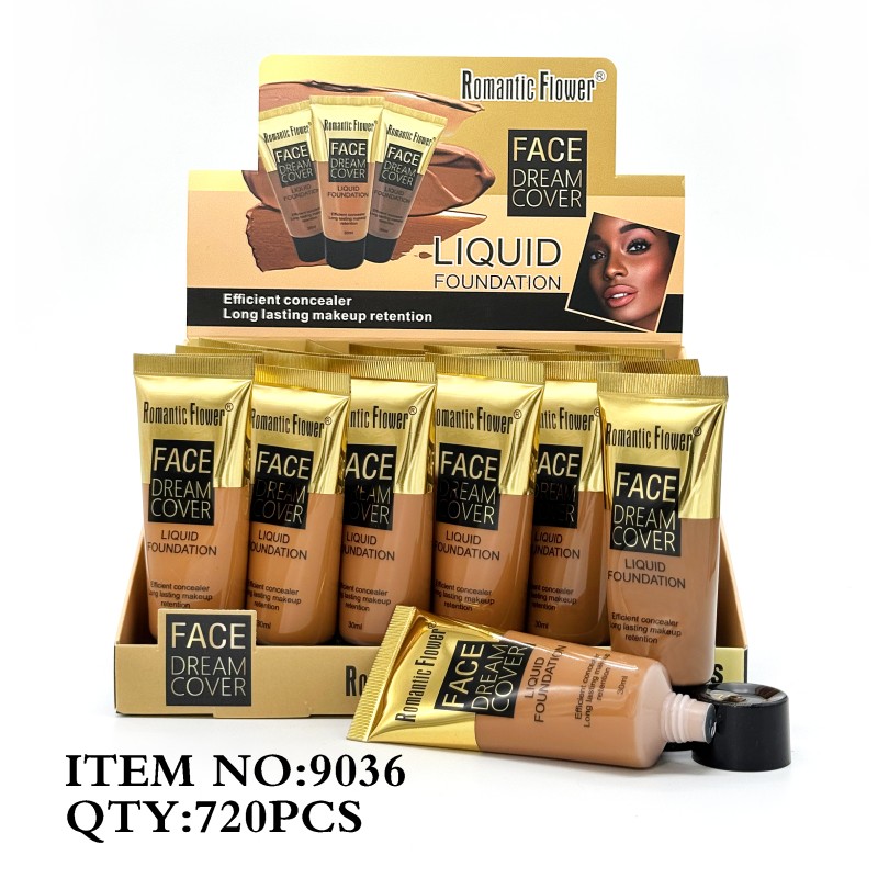 Foundation Factory - OEM ODM Wholesale 3 Shades Full Coverage Dark Long-lasting Waterproof