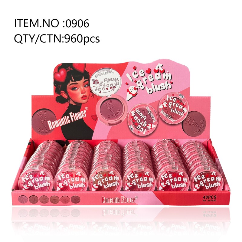 Single Blush Manufacturer - Wholesale New Design 6 Colors High Pigment Matte Cute for All Skins