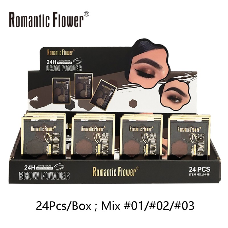 Eyebrow Powder Manufacturer - Private Label 3 Shades Waterproof Long Lasting Natural Powder with Brush