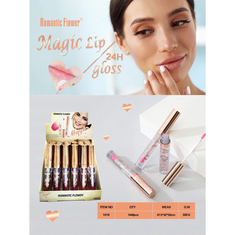 Magic Lip Gloss Manufacturer - Custom Private Label Change Color Waterproof Pink Magic Lip Gloss