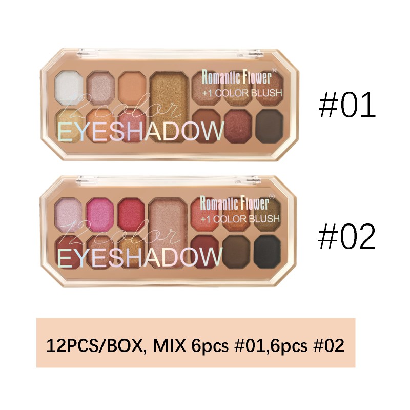 Eyeshadow Palette Factory - Wholesale Multicolor 12 Color Face Makeup Eyeshadow Palette