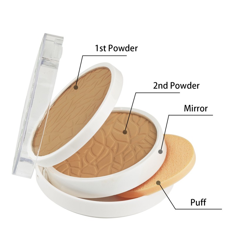 Compact Powder Manufacturer - New Design Wholesale 3 Shades Dark Skin Customized Matte