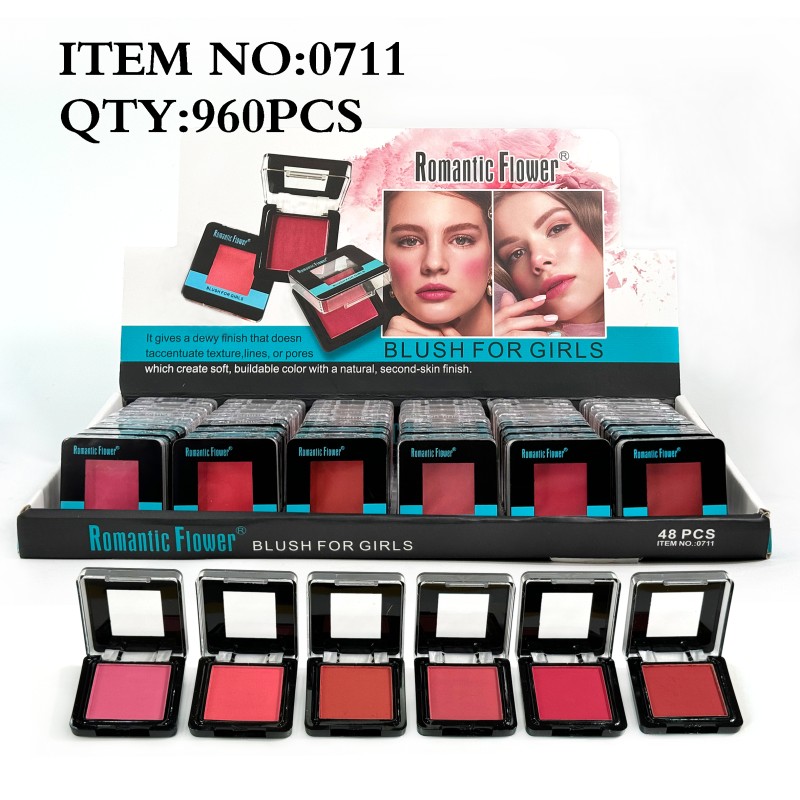 Blush Powder Manufacturer - Private Label 6 Colors Single Blush Longlasting High Pigment Matte for All Skins