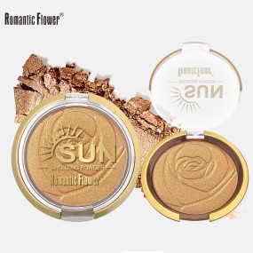 Compact Powder Highlights Supplier - Wholesale 3 Colors Face Single Shimmer Compact Powder Highlights