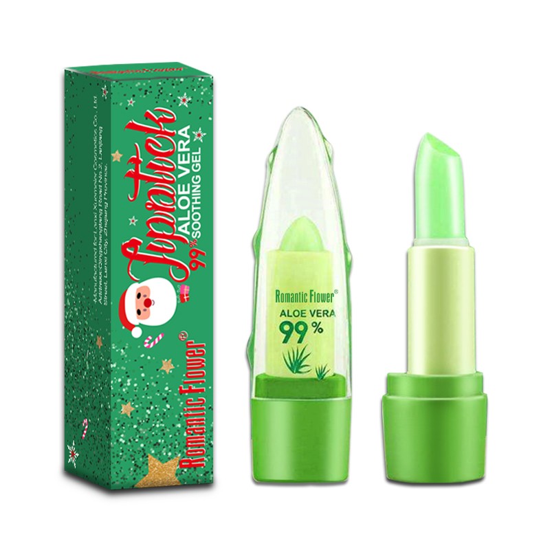 Lip Balm Supplier - Christmas Cosmetic Nature Makeup Waterproof Aloe Vera Lip Balm Magic