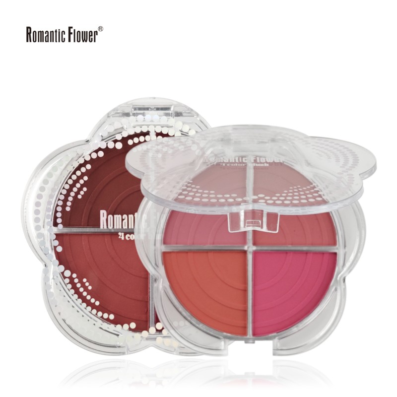 Blusher Palette Factory - Customized Manufacturers Nature Softening Multicolor Cute Blusher Palette