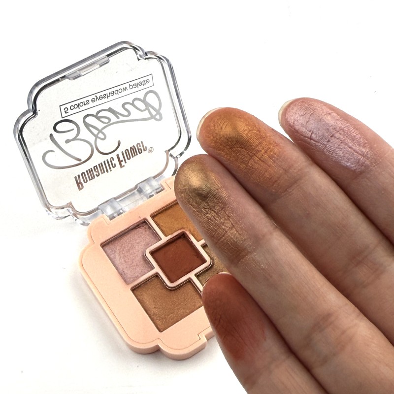 Eye Shadow Factory - Wholesale High Quality 4 Colors High Pigment Waterproof Shimmer Glitter Matte