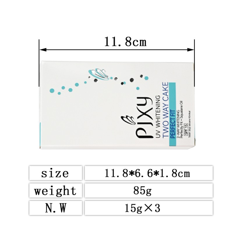 Compact Powder Supplier - PIXY 2 Color Light Contour Matte Waterproof with Puff