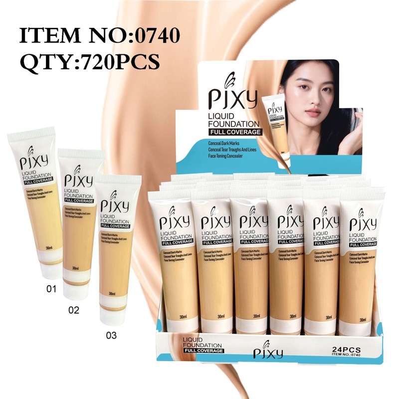 Liquid Concealer Supplier - PIXY 3 Shades Wholesale Full Coverage Oil Control Matte for Fair Skin