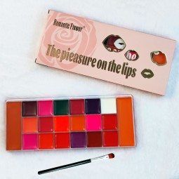 Lip Gloss Palette Factory - New Arrival All Day Long Lasting Matte 20 Color Lip Gloss Palette for Woman