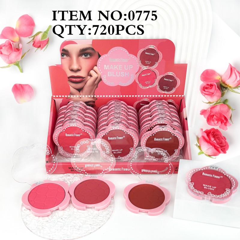 Powder Blush Manufacturer - Wholesale Custom Logo Makeup 3 Colors Vegan High Pigment Waterproof Matte