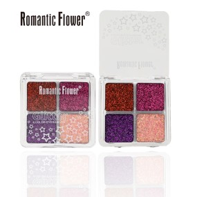 Eyeshadow Palette Factory - Customizable Wholesale 4 Color Long-Lasting Pigmented Blendable Shimmer