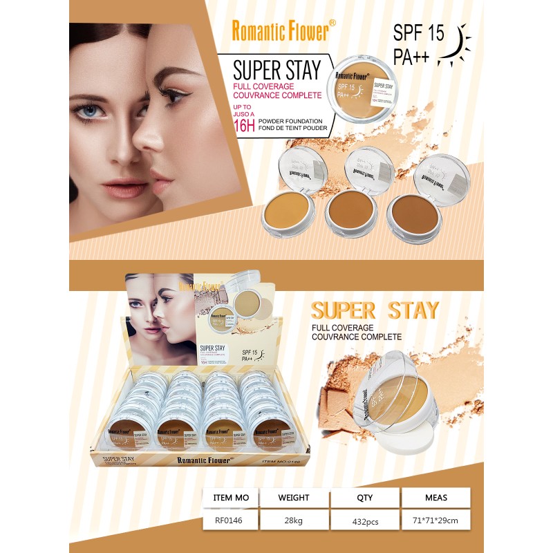 Foundation Powder Supplier - Create Your Own Brand Custom Logo Full Coverage Waterproof