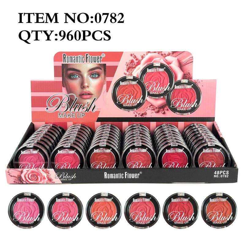 Single Blush Factory - New Design Custom 6 Colors Single Blush High Pigment Long-lasting Matte