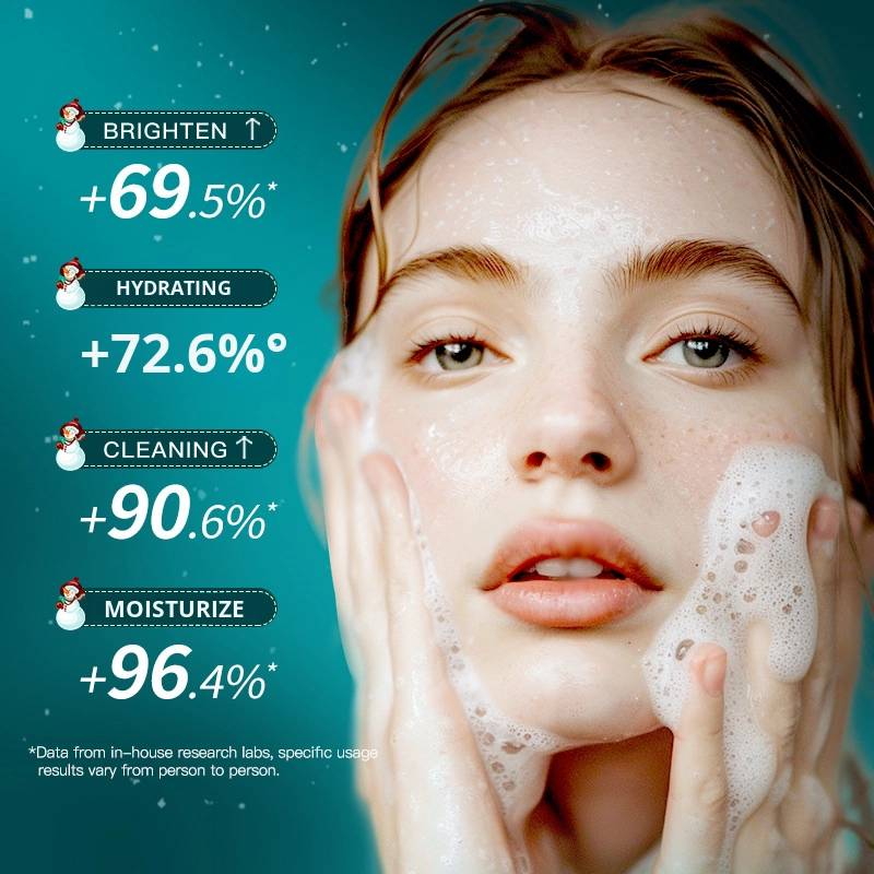 Facial Cleanser Factory - SADOER Beauty Christmas Brightening Facial Cleanser for Sensitive Skin