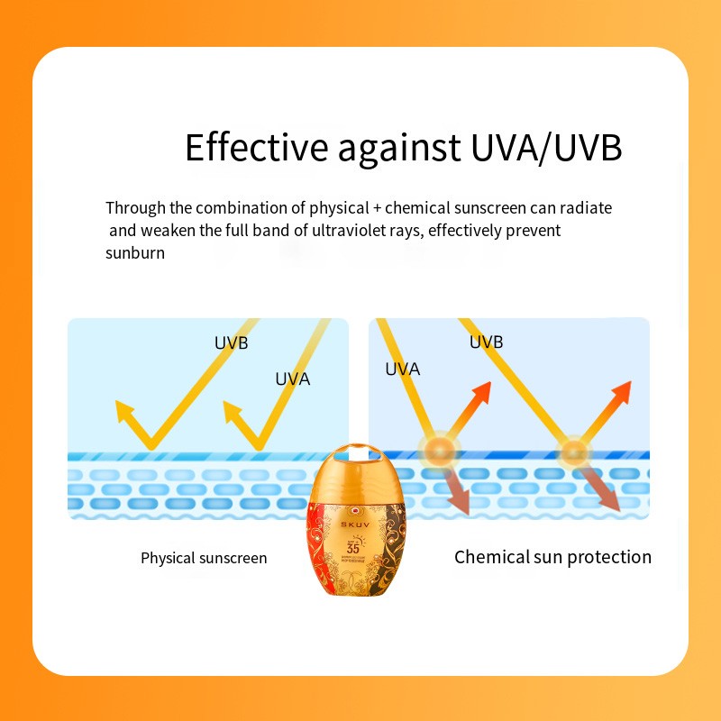 Sun Cream Manufacturer - Wholesale Natural Whitening SPF50 UVA/UVB Protection Non-greasy