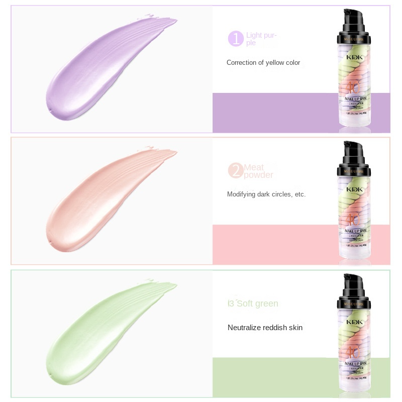 Makeup Base Supplier - Best Selling Moisturizing Whitening Makeup Base Sunblock Three Color
