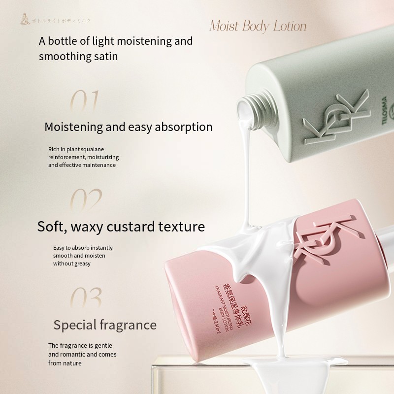 Body Lotion Manufacturer - Low MOQ Private Label Improves Skin Dry Fragrance Moisturizing Rose-Scented