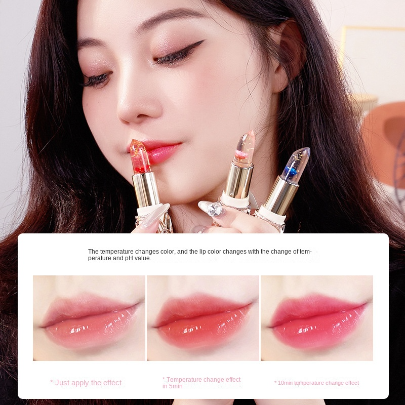 Lipstick Supplier - Wholesale Makeup Lip Balm Long Lasting Nutritious Temperature Lip Stain Crystal