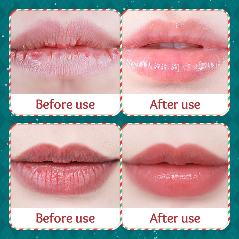 Lip Balm Set Manufacturer - SADOER Christmas Nourishing Anti-Chapped Moisturizing Cream Kiwifruit Milk