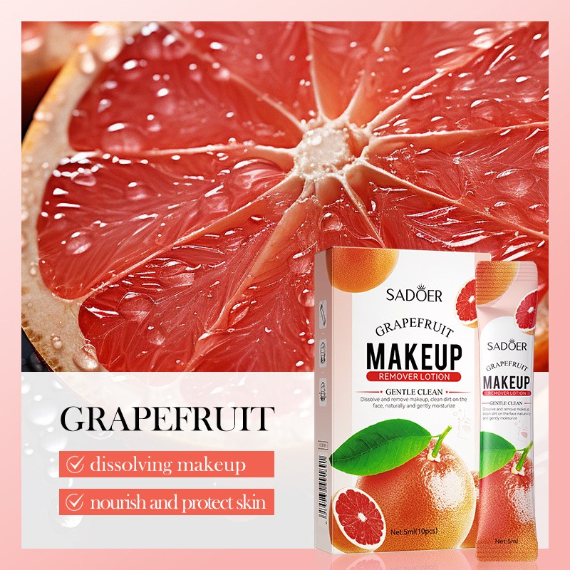 Makeup Remover Manufacturer - SADOER Wholesale Grapefruit Makeup Removing Cream Gentle Cleansing Facial