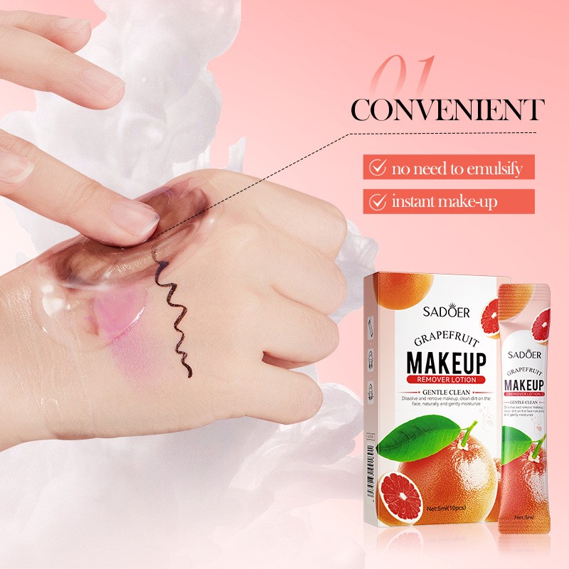 Makeup Remover Manufacturer - SADOER Wholesale Grapefruit Makeup Removing Cream Gentle Cleansing Facial