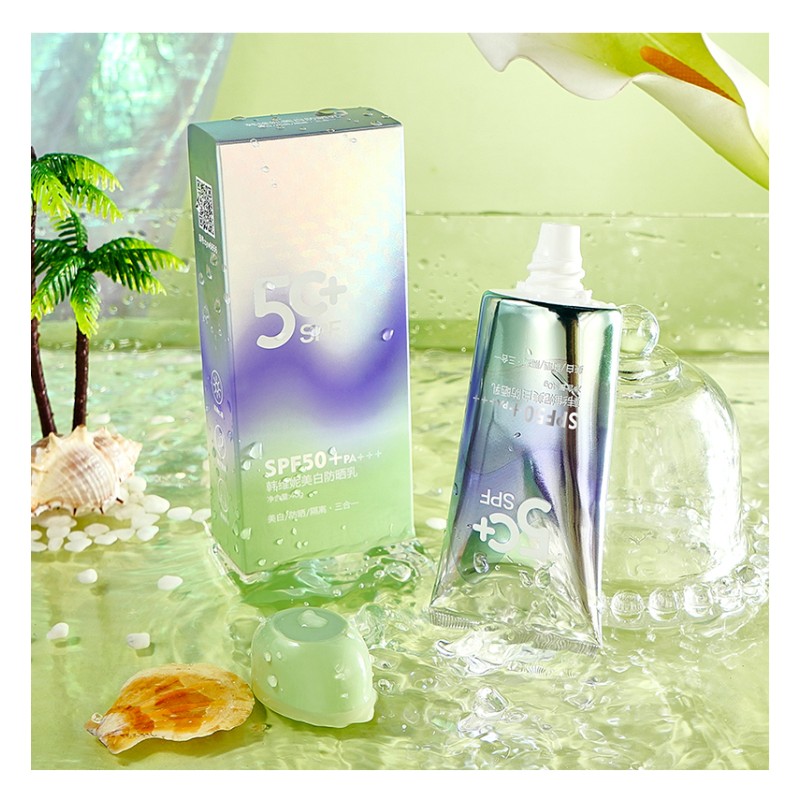 Sunscreen Manufacturer - OEM Private Label SPF50 Whitening Moisturizing UVA UVB Protection