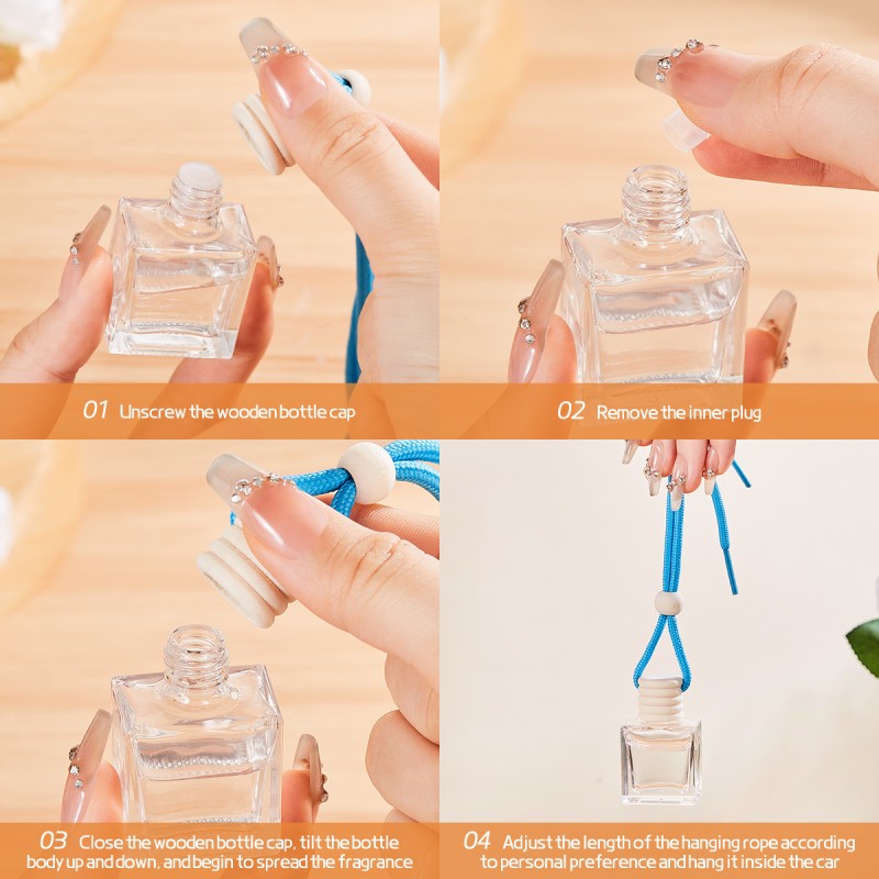 Car Air Freshener Supplier - 2025 New Long Lasting Car Accessories Scents Hanging Air Perfume