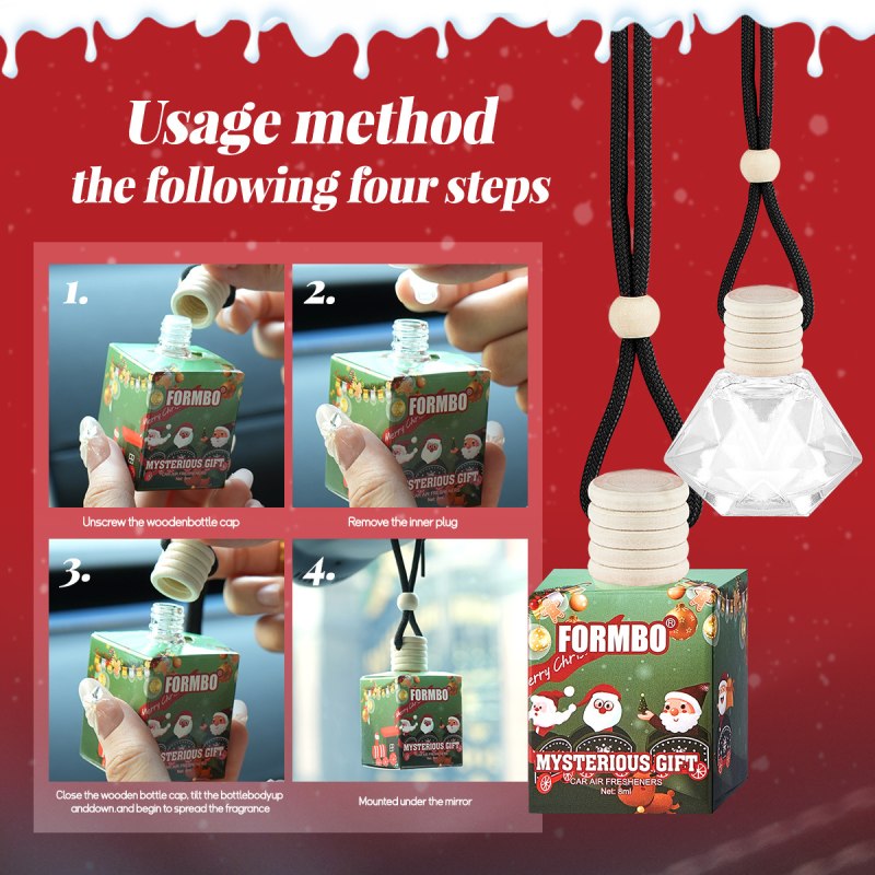Car Perfume Supplier - Exclusive FORMBO Christmas Series for Odor Removal Fragrance Spa Car Interior