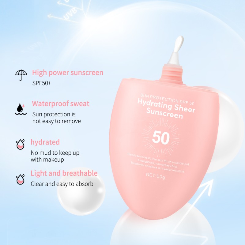 Sun Block Supplier - Wholesale Hot Selling SPF50+ Prevent Sunburn Body Sunscreen for Face Care