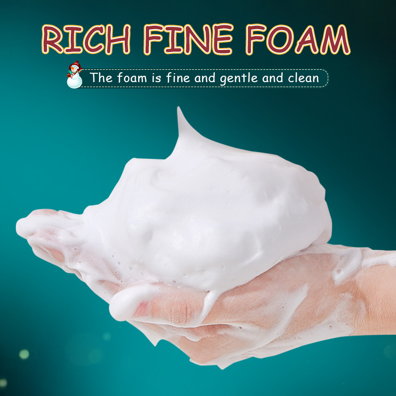 Facial Cleanser Supplier - SADOER Christmas Oil Control Skin Face Wash Gentle Foaming Amino Acid