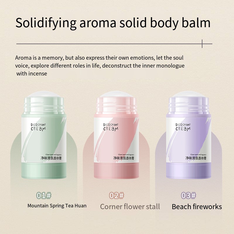 Solid Perfume Manufacturer - Private Label Custom Body Solid Balm Long Lasting Fragrance 30g Portable
