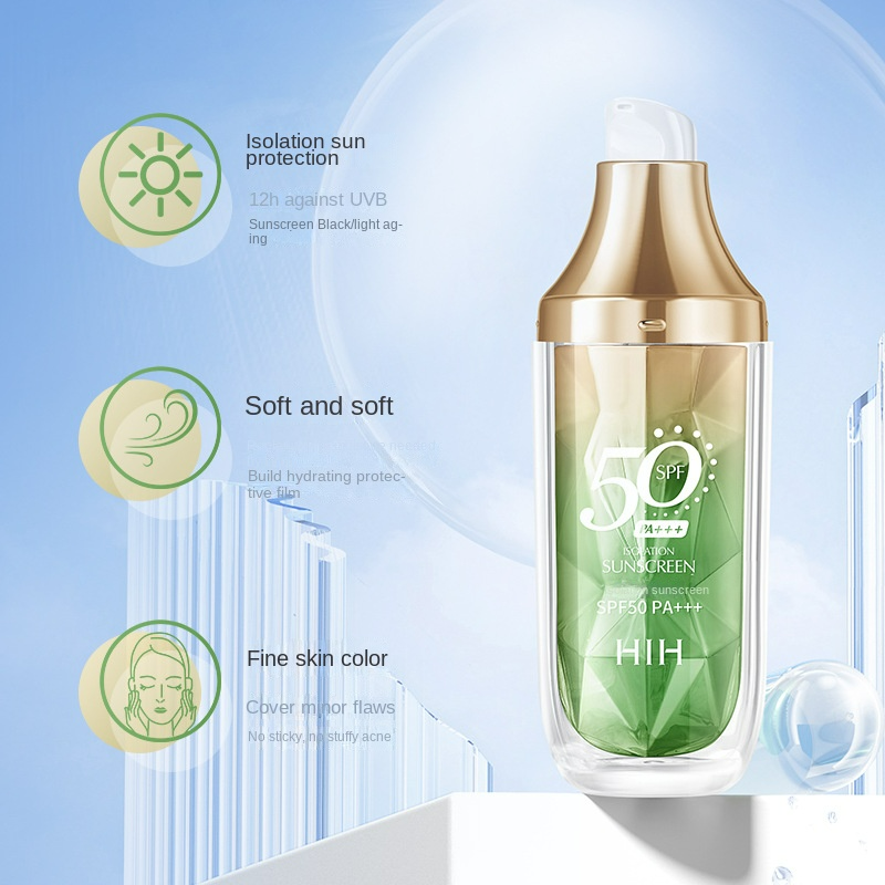 Face Sunscreen Supplier - Popular Private Label Organic Whitening Anti UV Moisturizing SPF50