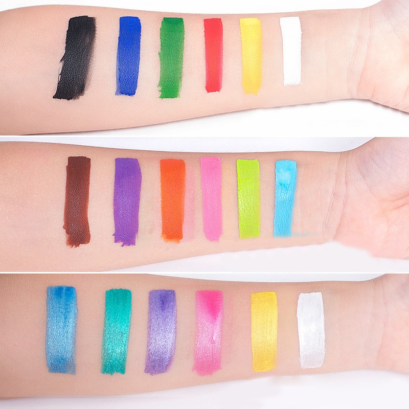 Body Paint Stick Manufacturer - Blister Packaging 12 Colors