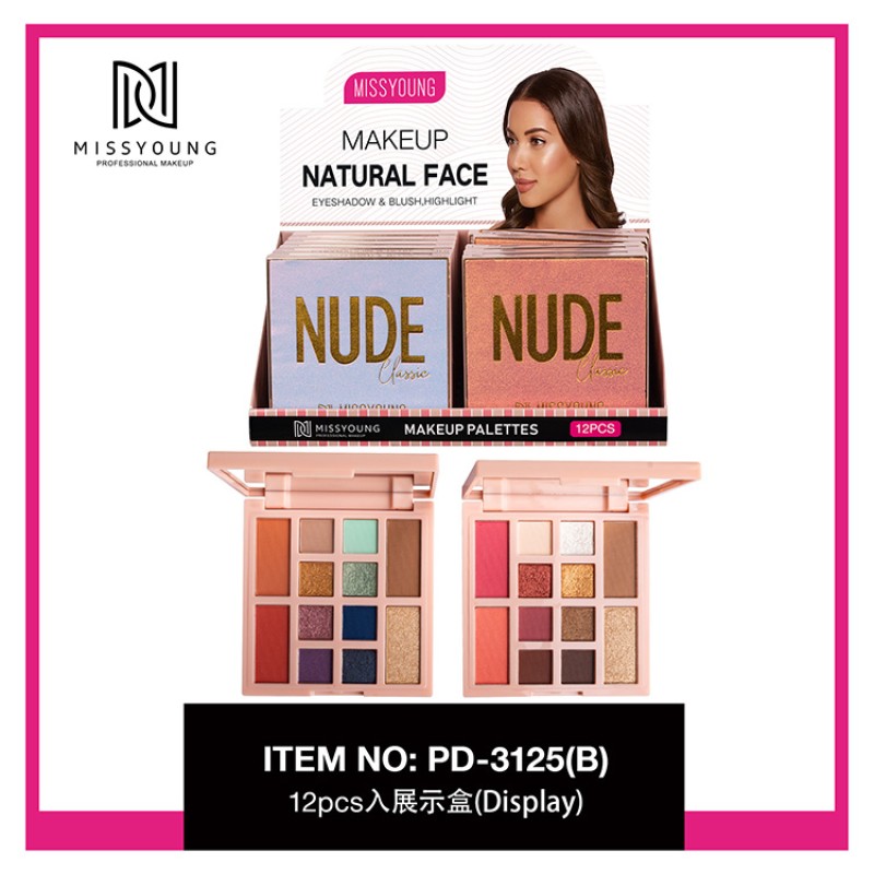 Eyeshadow Palette Factory - Custom 9 Color Pigmented