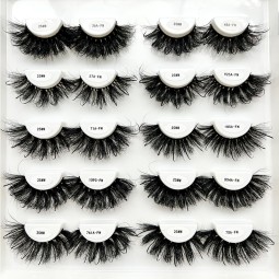 Mink Fur Eyelash Manufacturer - 3D Full Volume Wispy Mink Fur Eyelash Handmade with Look-Like Extensions Free