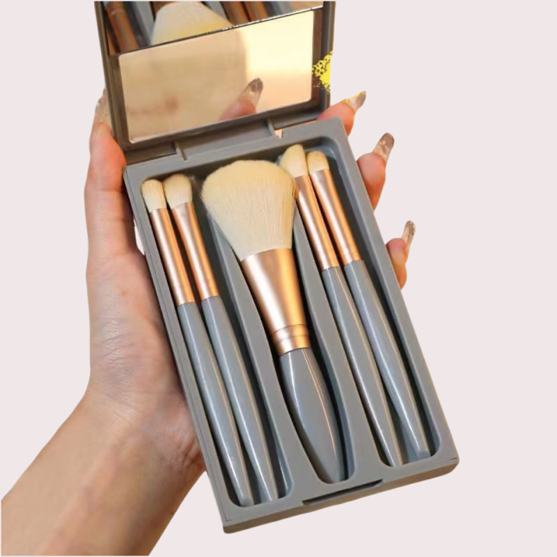 Mini Makeup Brushes Kit Supplier - Wholesale Factory Price 5pcs Mini Makeup Brushes Kit Vegan Synthetic Cosmetic Tools