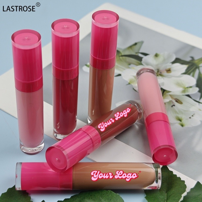 Lip Gloss Vendor Factory - Wholesale Low MOQ Lipgloss Vegan Lip Gloss Vendor Shimmer Nude Pink Glossy