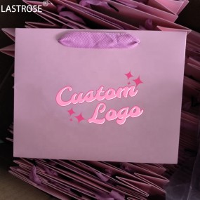 Shopping Paper Bag Factory - Make Your Own logo Print Shopping Paper Bag Eco Friendly Clothes/shoes Packaging
