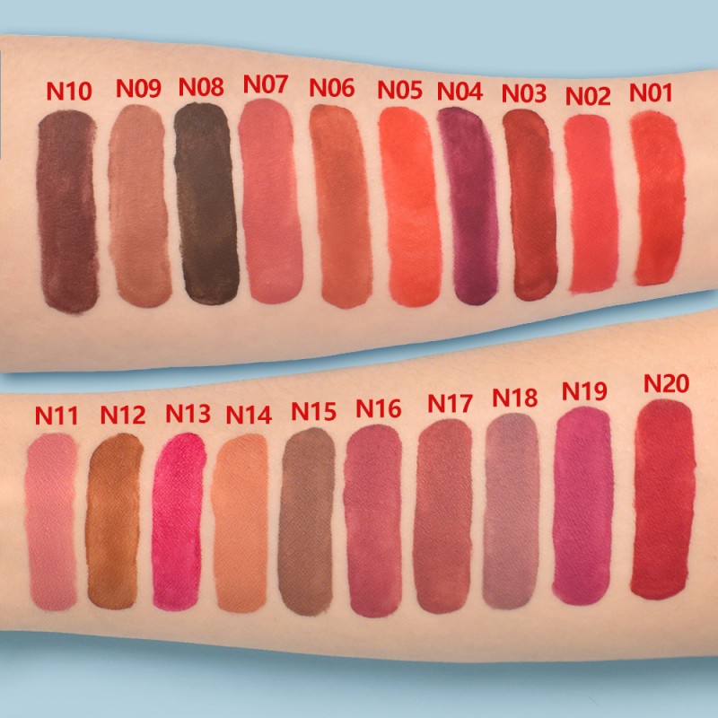 Lip Gloss Kit Manufacturer - Private Label 2 in 1 Lipgloss and Lip Liner Box Set High Pigmented Makeup